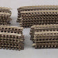 Atlas 6064 O Gauge O-63 Gauge Full Curve Track Sections (24) VG