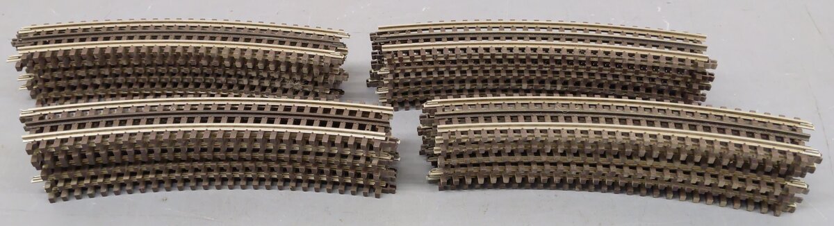 Atlas 6064 O Gauge O-63 Gauge Full Curve Track Sections (24) VG