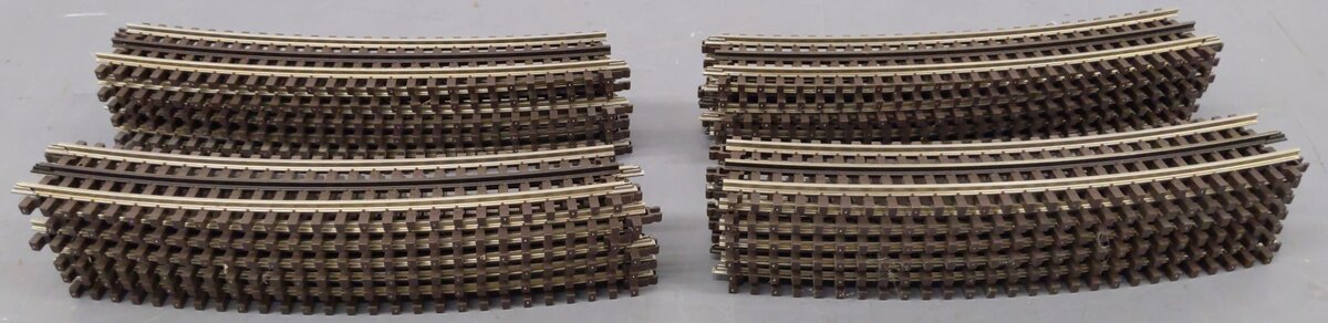 Atlas 6064 O Gauge O-63 Gauge Full Curve Track Sections (24) VG