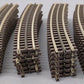 Atlas 6064 O Gauge O-63 Gauge Full Curve Track Sections (24) VG