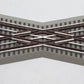 Lionel 6-12050 O Gauge FasTrack 22.5 Degree Crossover VG