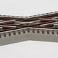Lionel 6-12050 O Gauge FasTrack 22.5 Degree Crossover VG