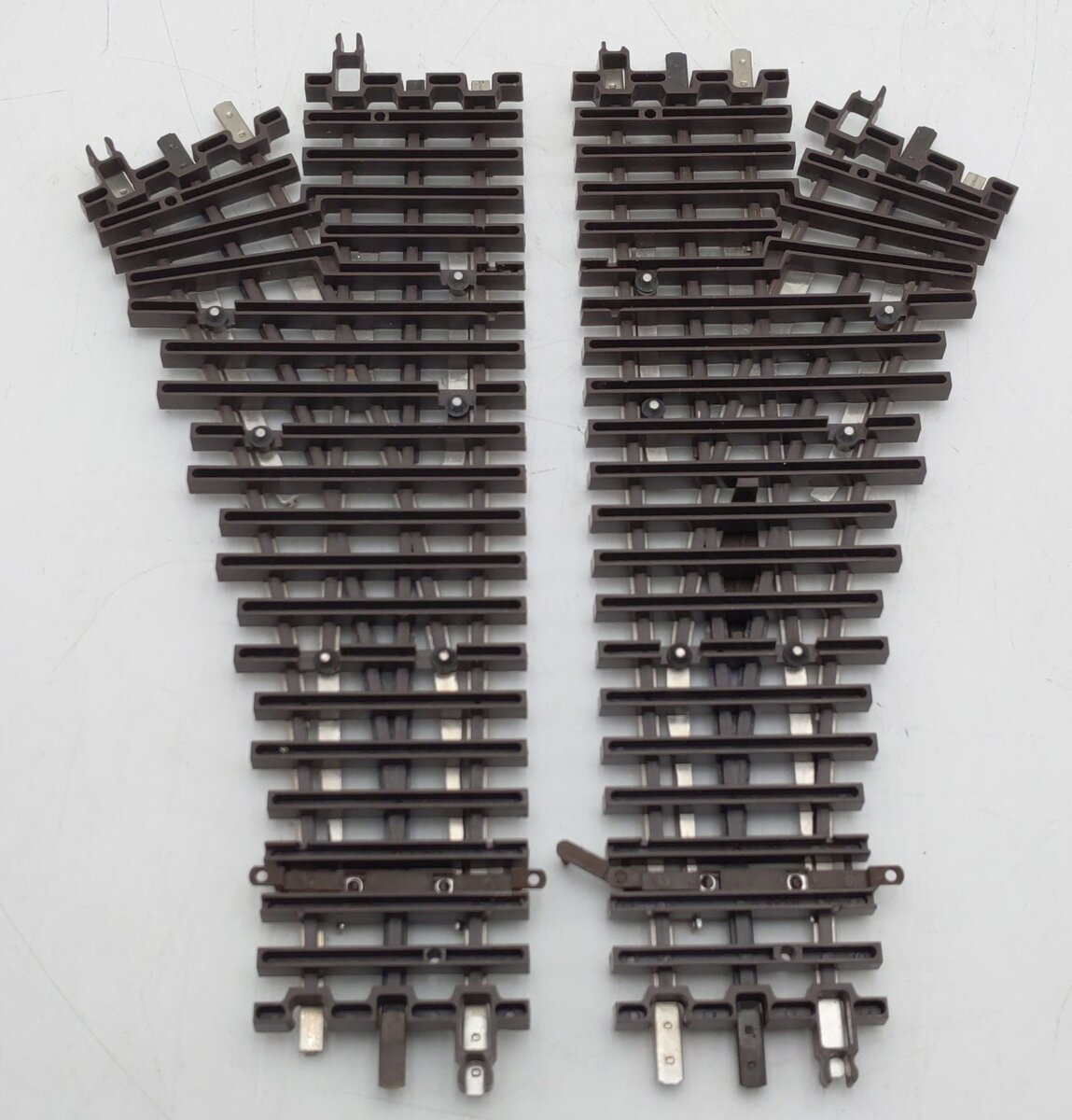 Atlas 6075/6076 O Gauge 3-Rail Left/Right Hand Switch Pair [2] VG