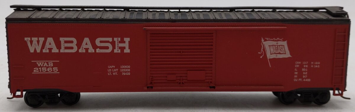 Roundhouse 1209 HO Scale Wabash Boxcar #21565 EX/Box