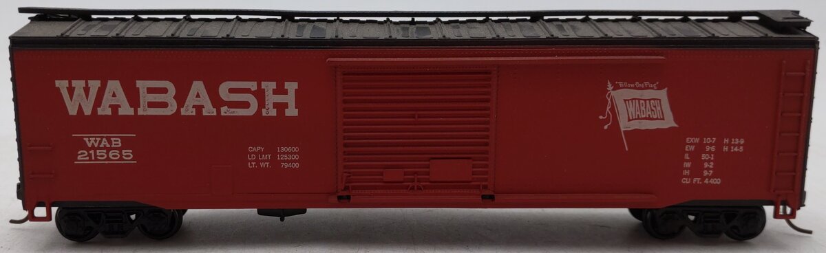 Roundhouse 1209 HO Scale Wabash Boxcar #21565 EX/Box