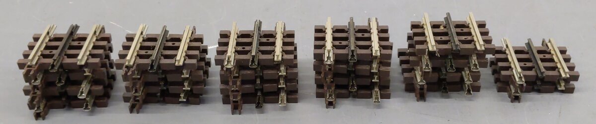 Atlas 6052 O Nickel Silver 1-3/4" Steel Straight Section Track (22) VG