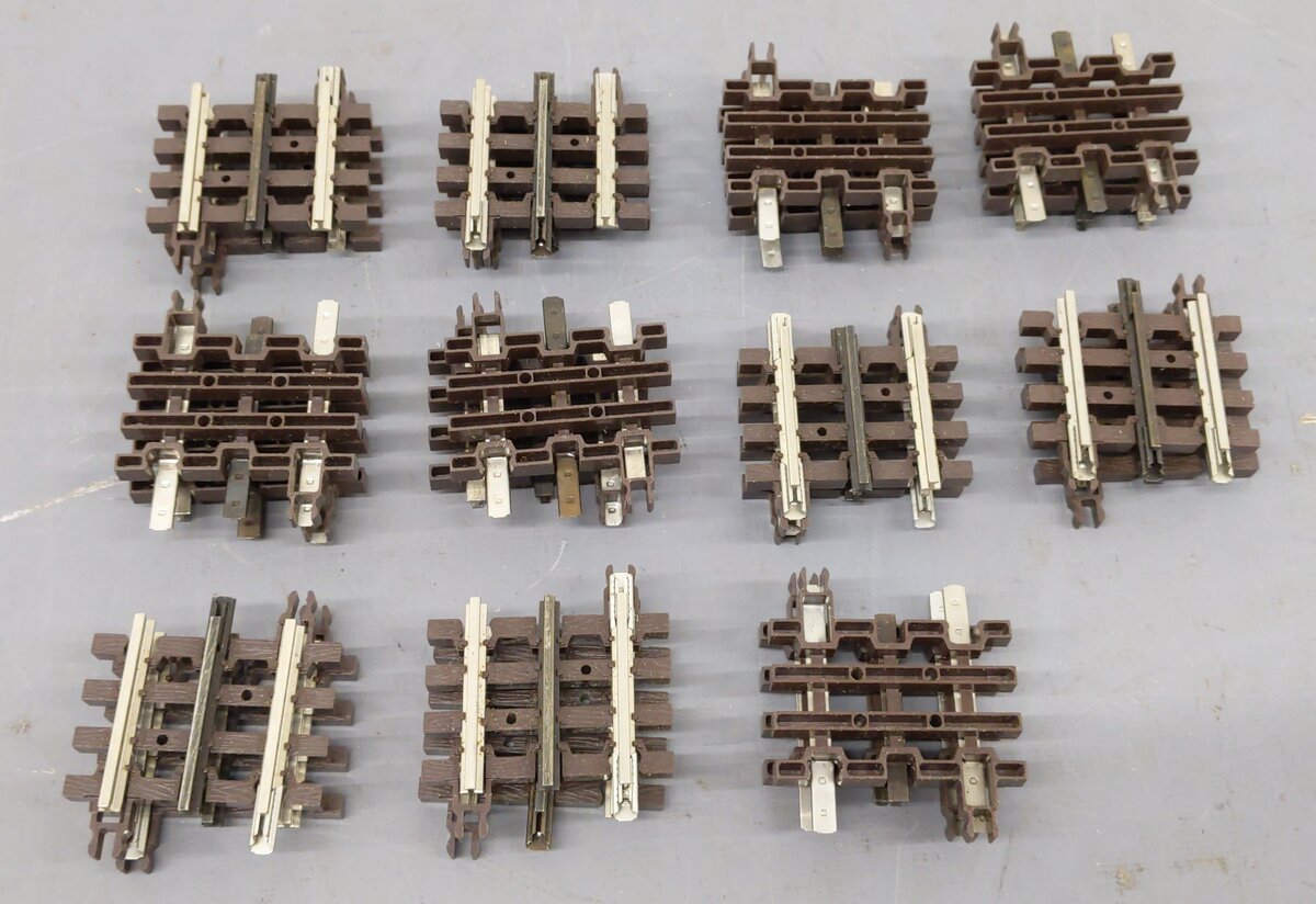 Atlas 6052 O Nickel Silver 1-3/4" Steel Straight Section Track (22) VG