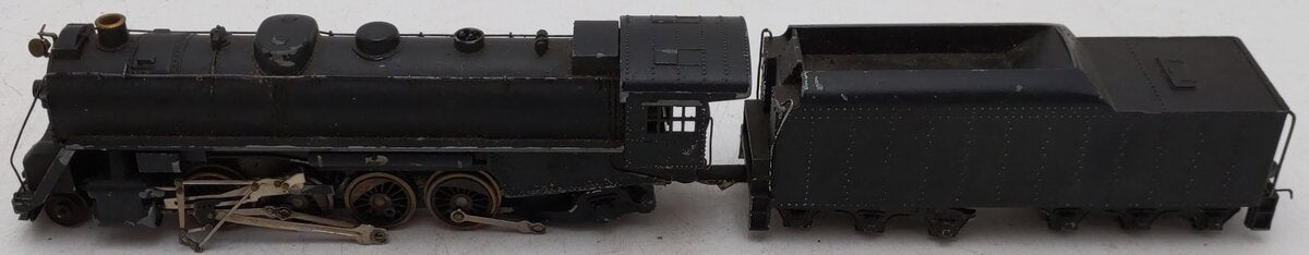 Mantua 1130 HO Scale 2-Rail Undecorated 2-8-2 Steam Locomotive w/ Tender/Box