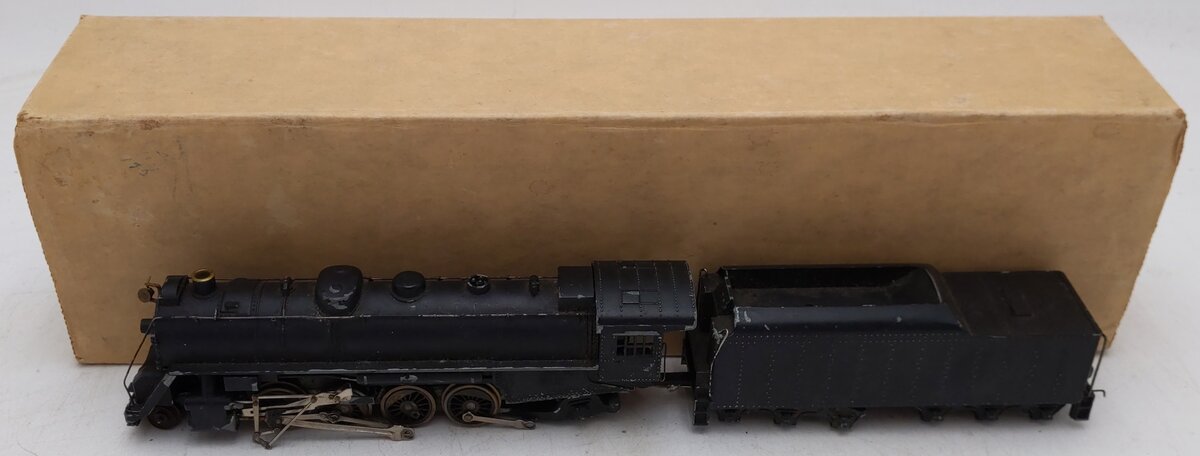 Mantua 1130 HO Scale 2-Rail Undecorated 2-8-2 Steam Locomotive w/ Tender/Box