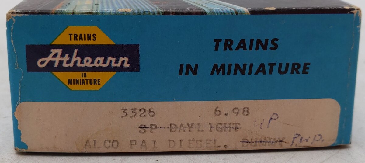 Athearn Union Pacific Powered Diesel Locomotive #605 VG/Box