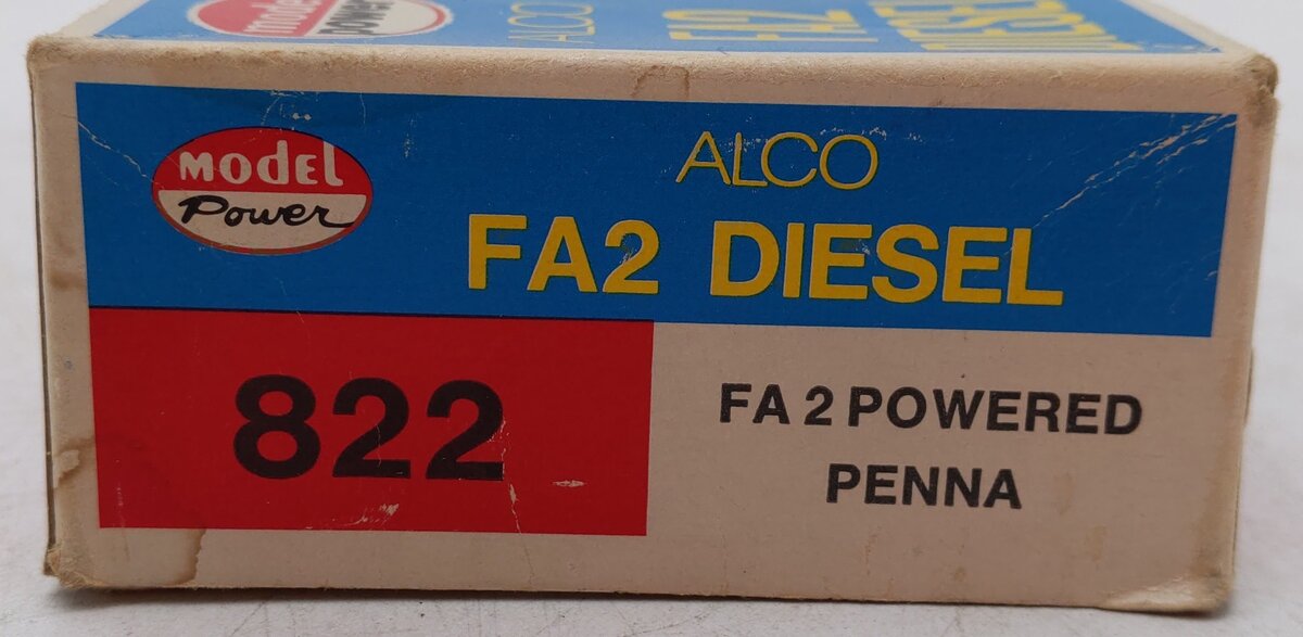 Model Power 822 HO Scale Undecorated Diesel Locomotive VG/Box