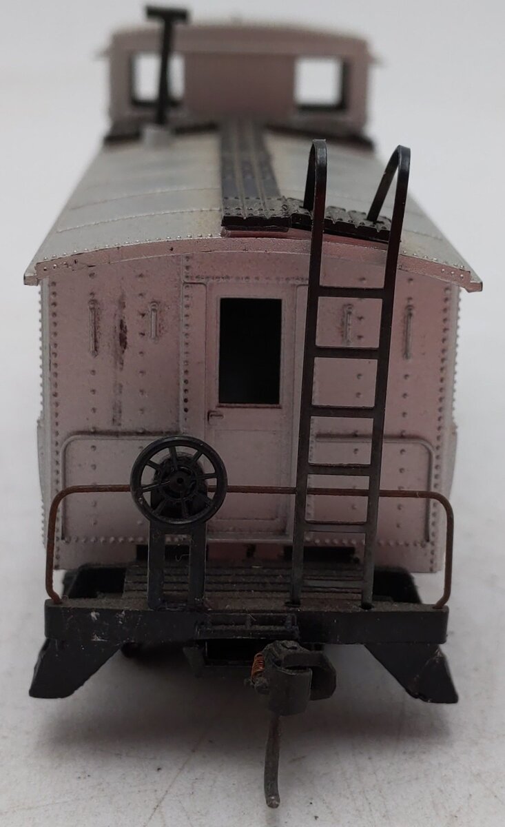 HO Scale Undecorated Silver Caboose