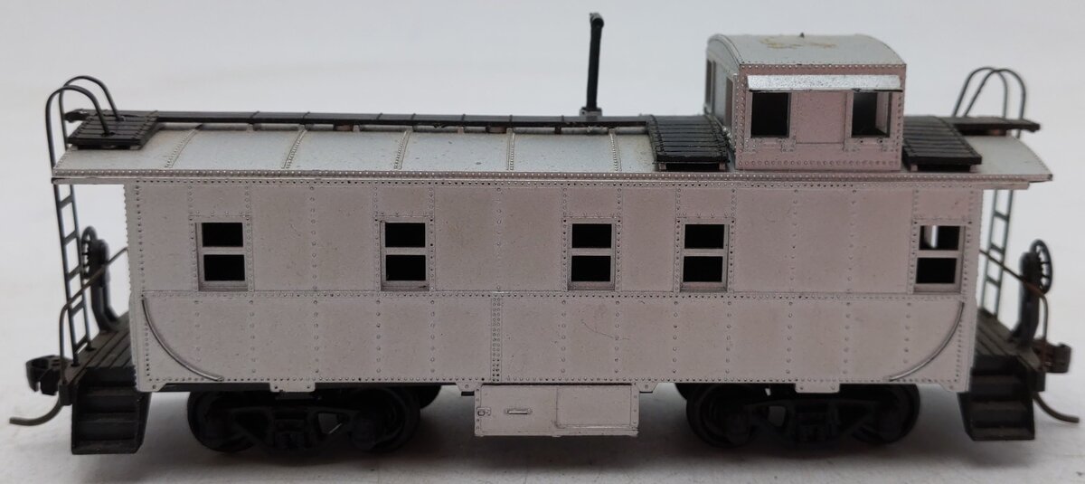 HO Scale Undecorated Silver Caboose