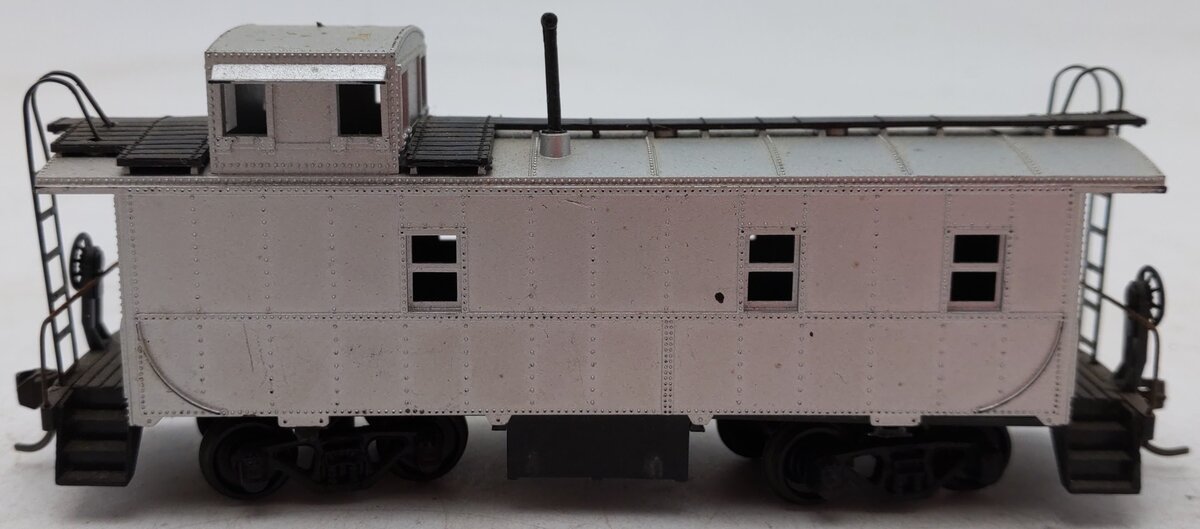 HO Scale Undecorated Silver Caboose