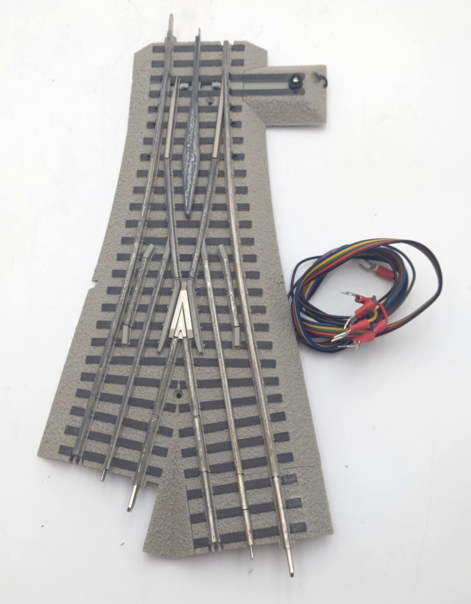Lionel 6-12047 O-72 Remote-Control FasTrack Wye Switch Turnout No Remote/Lamp VG