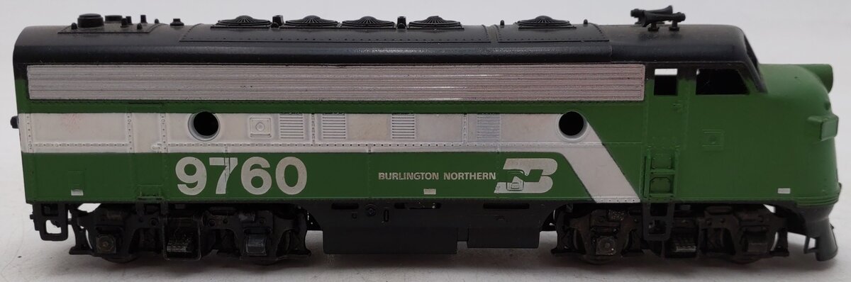 Athearn 3211 HO Scale Burlington Northern F-7A Powered Diesel Locomotive #9760 VG/Box