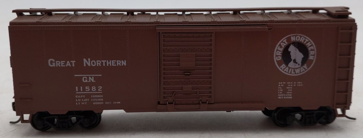 Athearn 5007 HO Great Northern 40' AAR Boxcar #11582 VG
