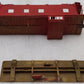 Hallmark Models HO Scale BRASS Red Painted Caboose/Box
