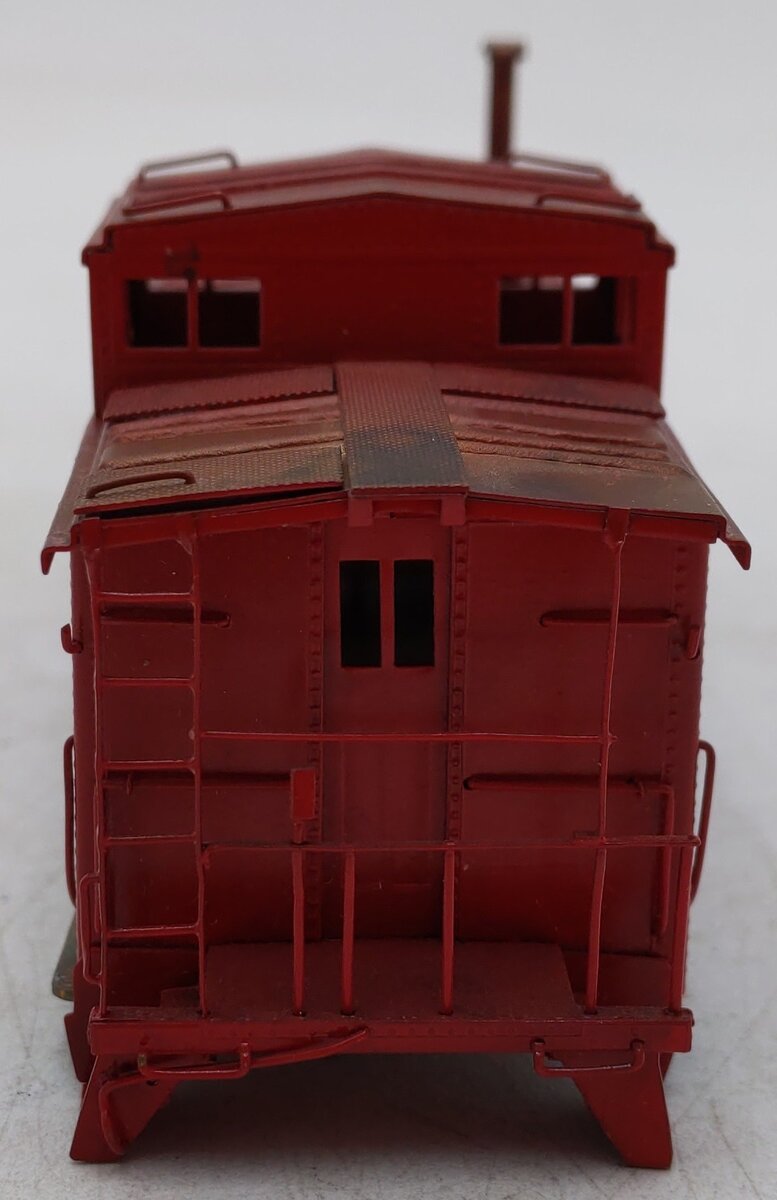 Hallmark Models HO Scale BRASS Red Painted Caboose/Box
