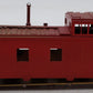 Hallmark Models HO Scale BRASS Red Painted Caboose/Box