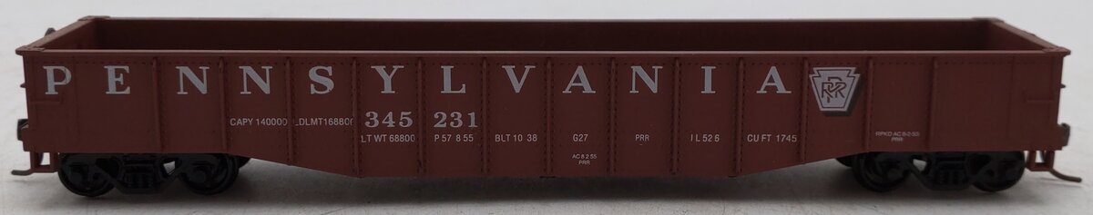 Athearn HO Scale Pennsylvania Railroad Gondola Car #345231 VG/Box
