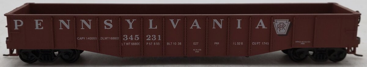 Athearn HO Scale Pennsylvania Railroad Gondola Car #345231 VG/Box