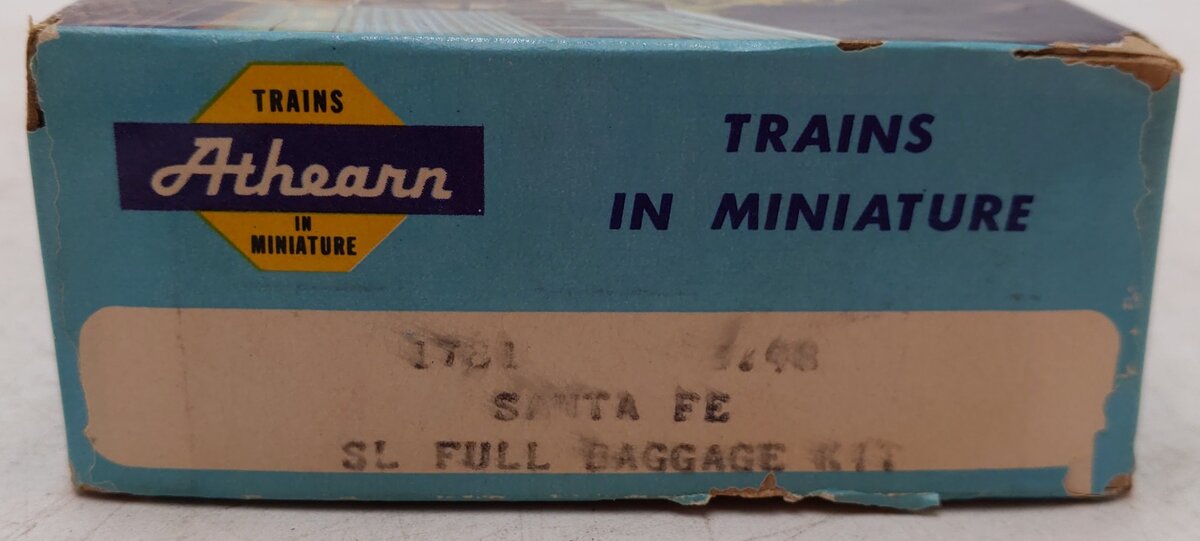 Athearn HO Santa Fe Dome Passenger Car #507 -Assembled VG/Box