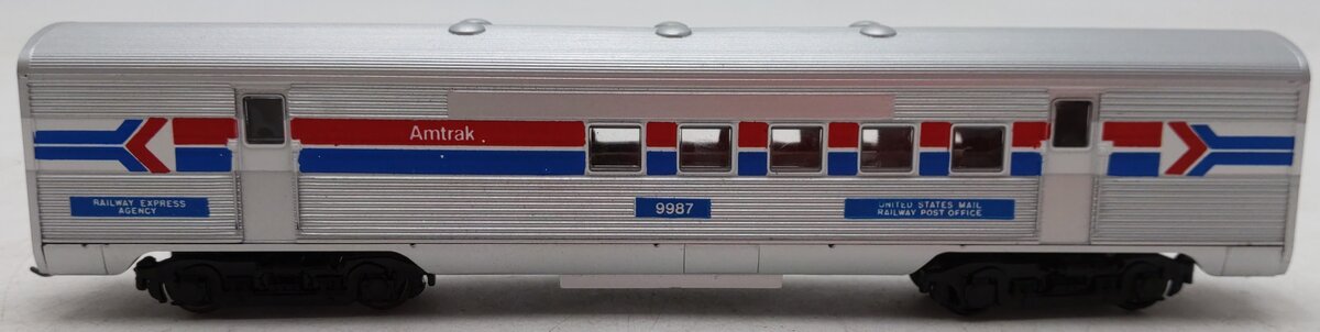 Athearn 1809 HO Scale Amtrak Streamline RPO Car #9987 VG/Box