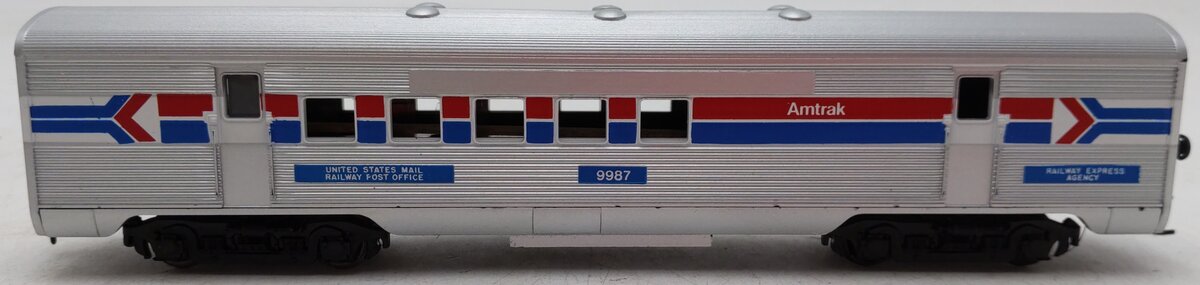 Athearn 1809 HO Scale Amtrak Streamline RPO Car #9987 VG/Box