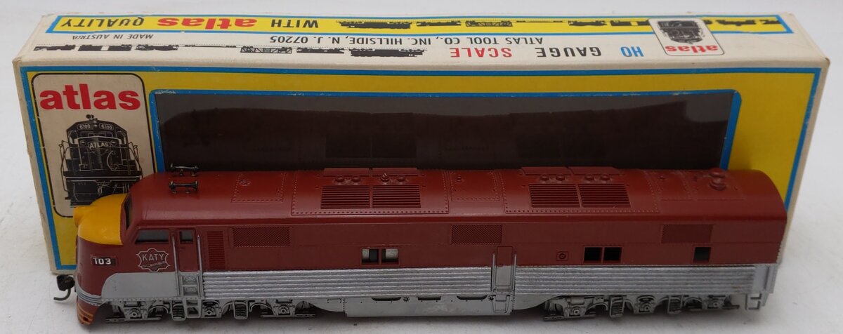 HO Scale Missouri Kansas Texas Diesel Locomotive #103 VG/Box