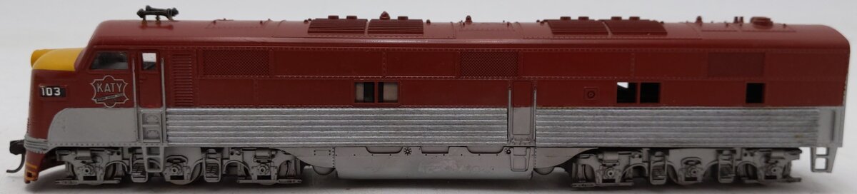 HO Scale Missouri Kansas Texas Diesel Locomotive #103 VG/Box