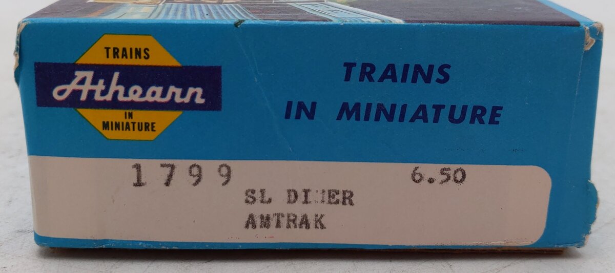 Athearn 1799 HO Scale Amtrak Streamline Diner Car #8039 EX/Box