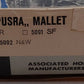 AHM 5092 HO Scale Undecorated Steam Locomotive & Tender EX/Box