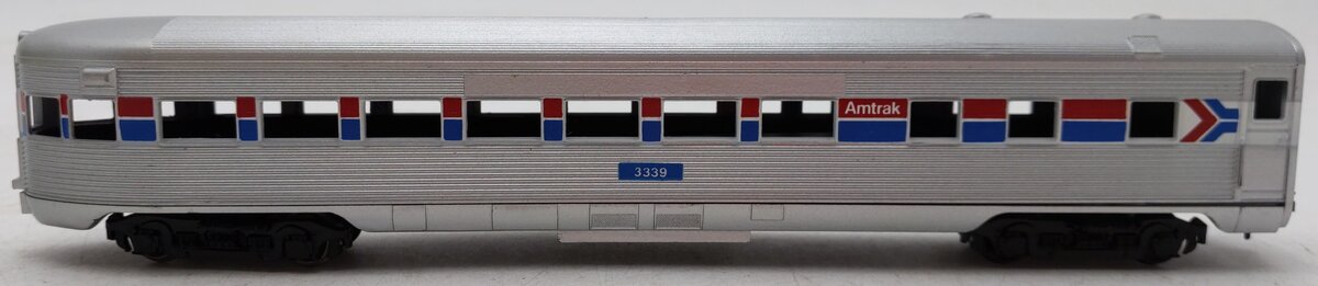 Athearn 1839 HO Scale Amtrak Streamline Observation Car #3339 EX/Box