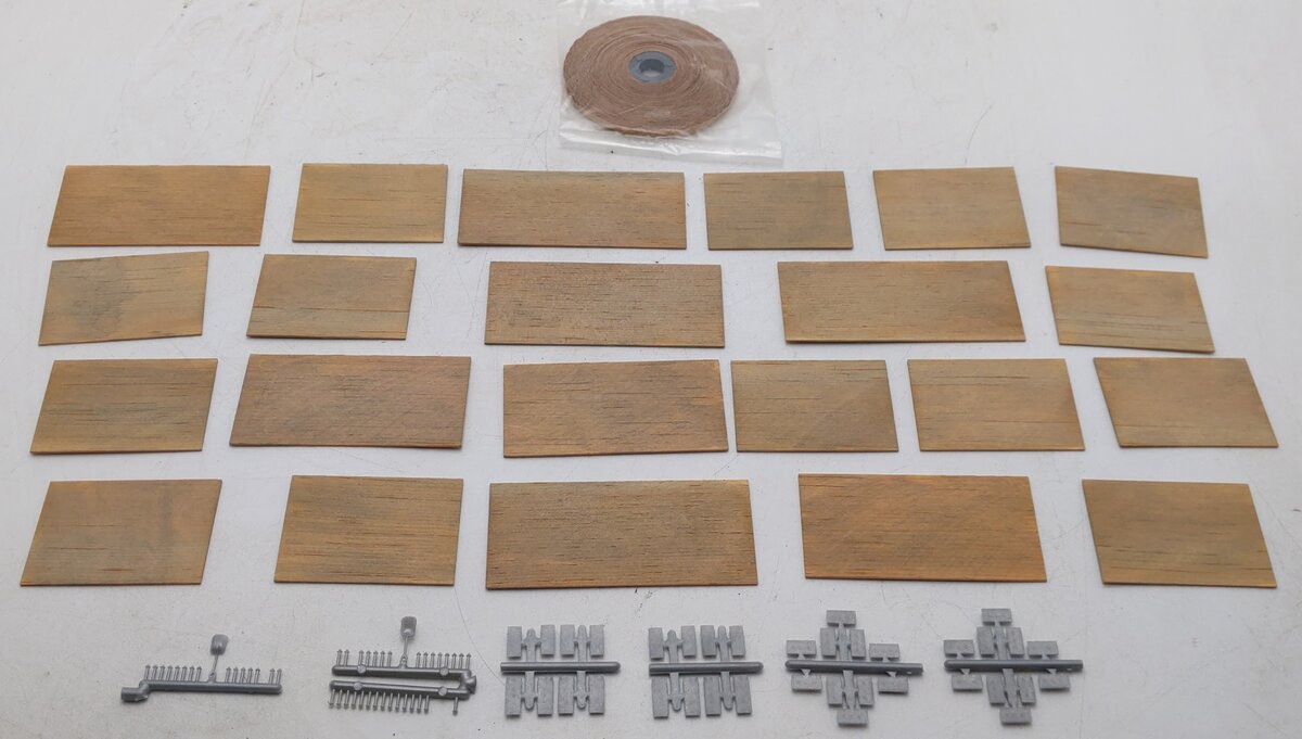 Campbell Scale Models 306 HO Covered Bridge Wood & Plastic Kit VG/Box
