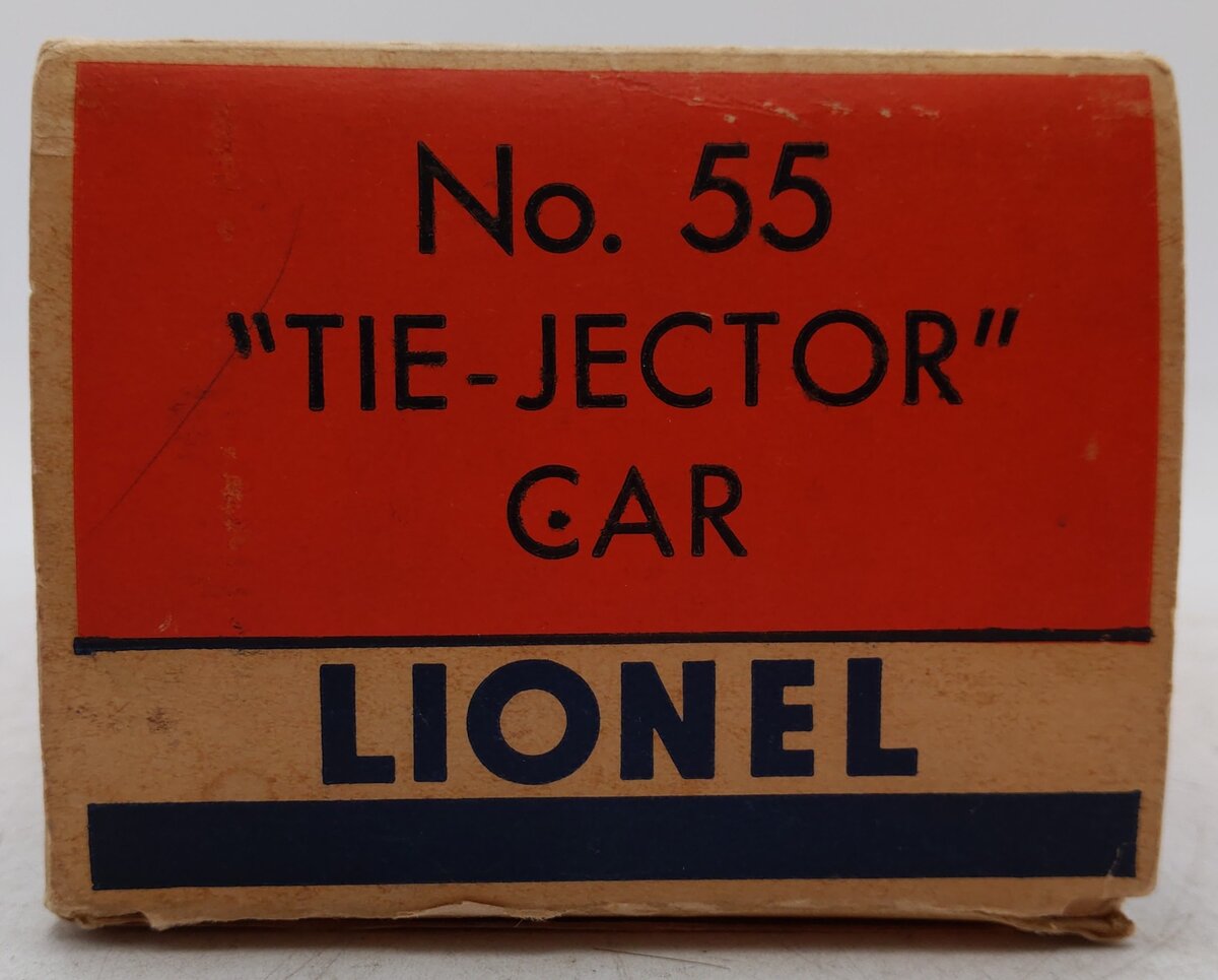 Lionel 55 Vintage O Gauge Postwar Pennsylvania Railroad Operating Tie-Jector Car VG/Box