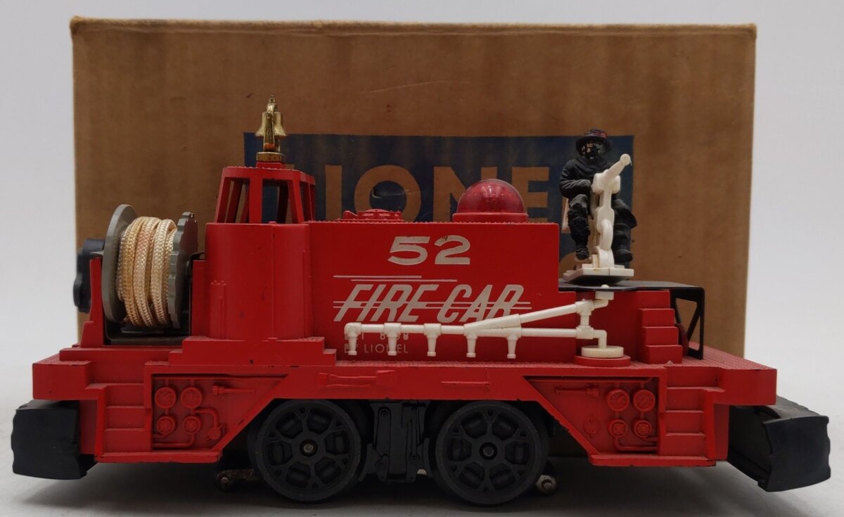 Lionel 52 Vintage O Motorized Fire Car VG/Box