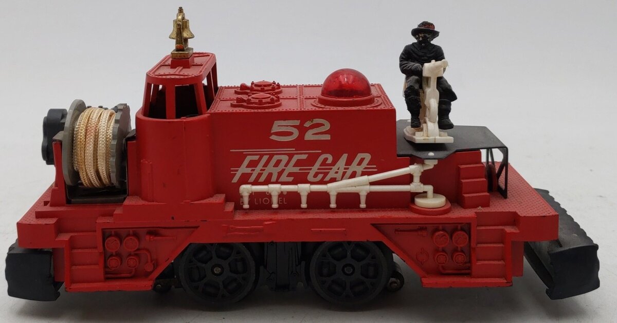 Lionel 52 Vintage O Motorized Fire Car VG/Box