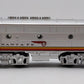 MTH 30-2133 O Gauge Santa Fe F3 B-Unit Non-Powered Diesel Engine NIB