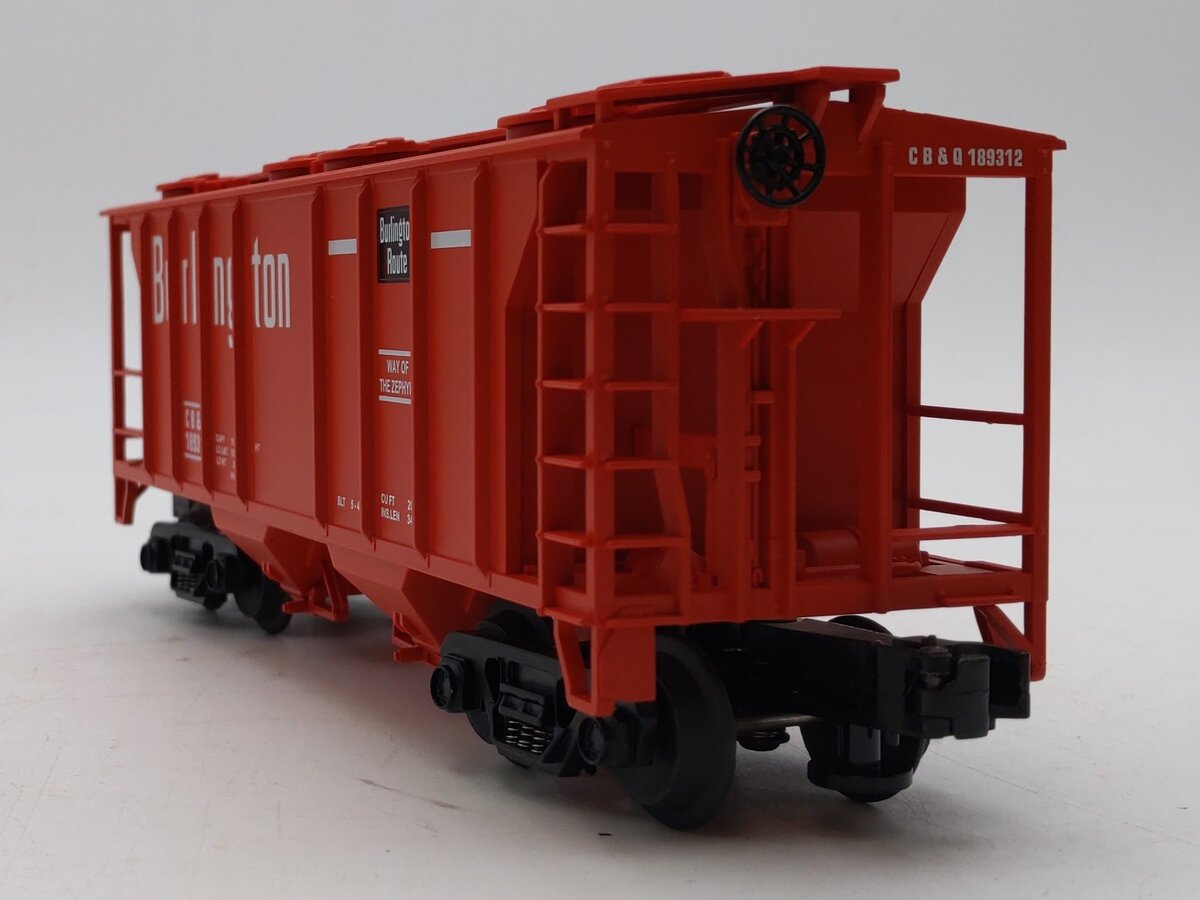 MTH 20-97105 O Gauge Burlington PS-2 Covered Hopper Car #189312 NIB
