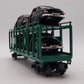 MTH 30-7682 O Gauge New York Central Auto Carrier #325 with 4 Ertl 1949 Mercurys NIB