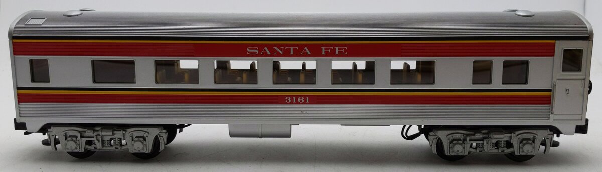MTH 30-6102 O Gauge Santa Fe Coach Passenger Car #3161 EX/Box