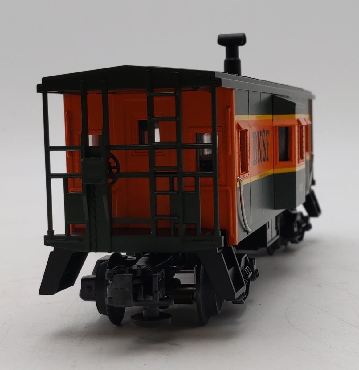 MTH 30-7718 O Gauge Burlington Northern Santa Fe Bay Window Caboose #12112 NIB