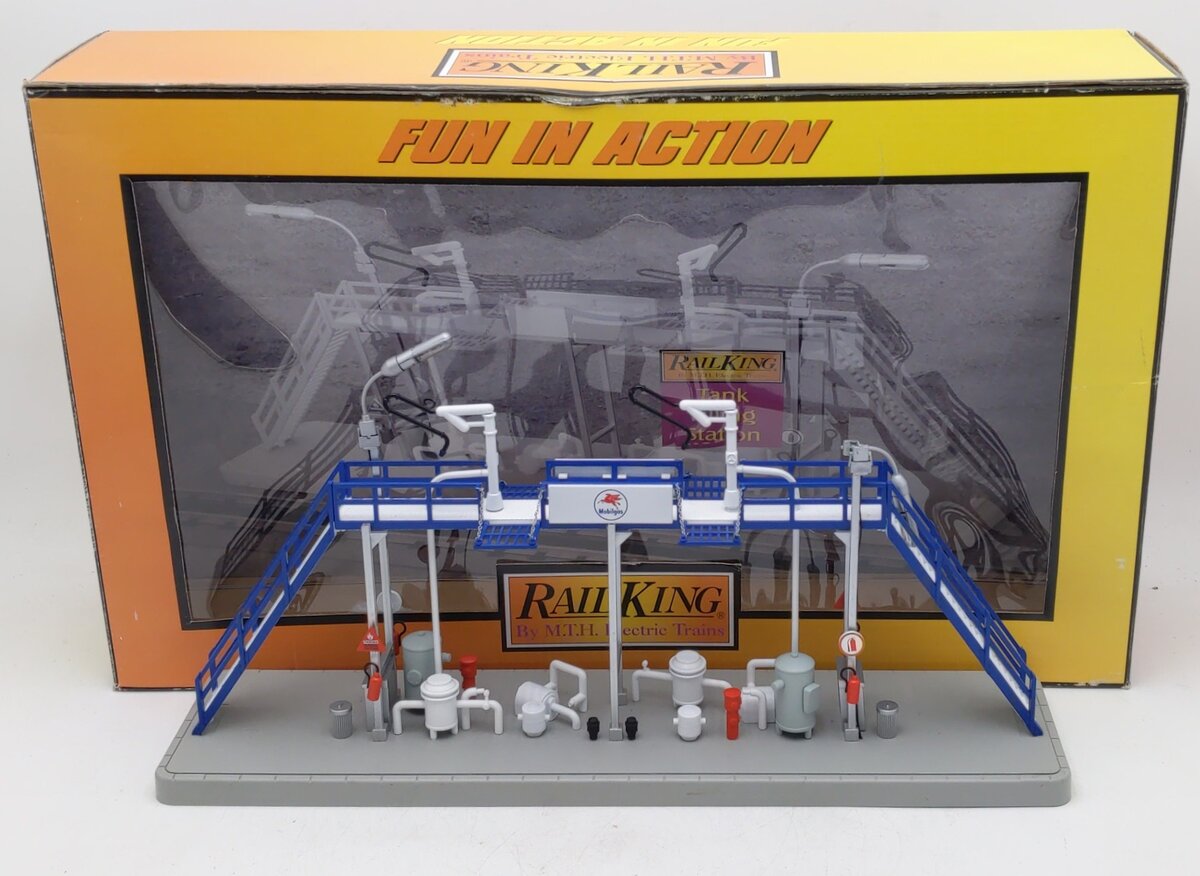 MTH 30-90419 O Mobil Tank Filling Station LN/Box