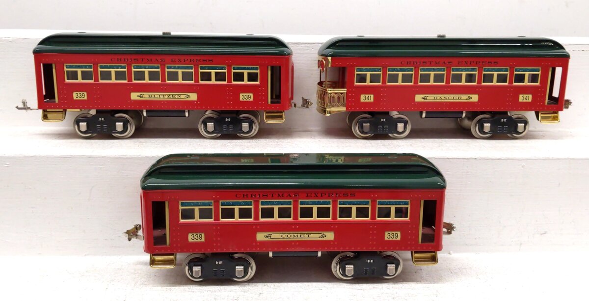 MTH 10-1190-1 Std. Gauge Tinplate No. 10 Electric Passenger Set LN/Box