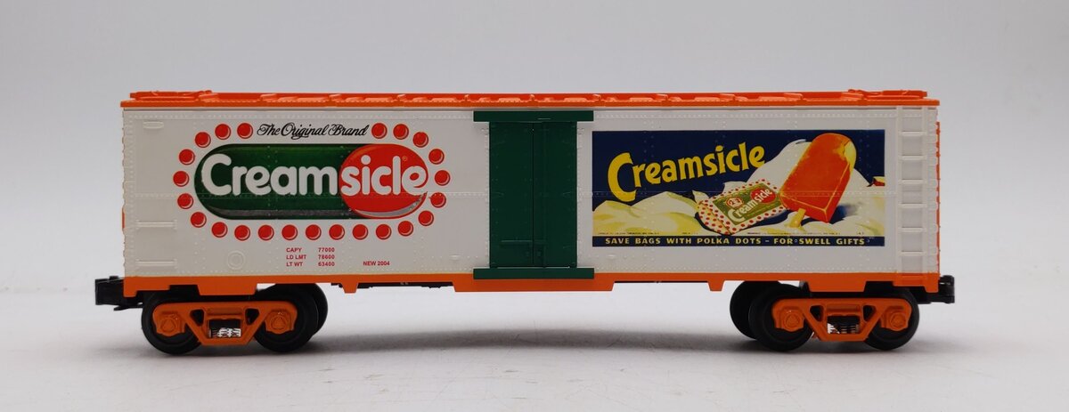 MTH 30-7880 O Gauge Creamsicle® Modern Refrigerator Car NIB