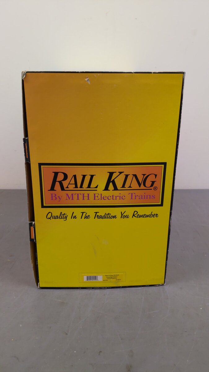 MTH 30-9014 Red Stone Passenger Station (No Platforms) VG/Box