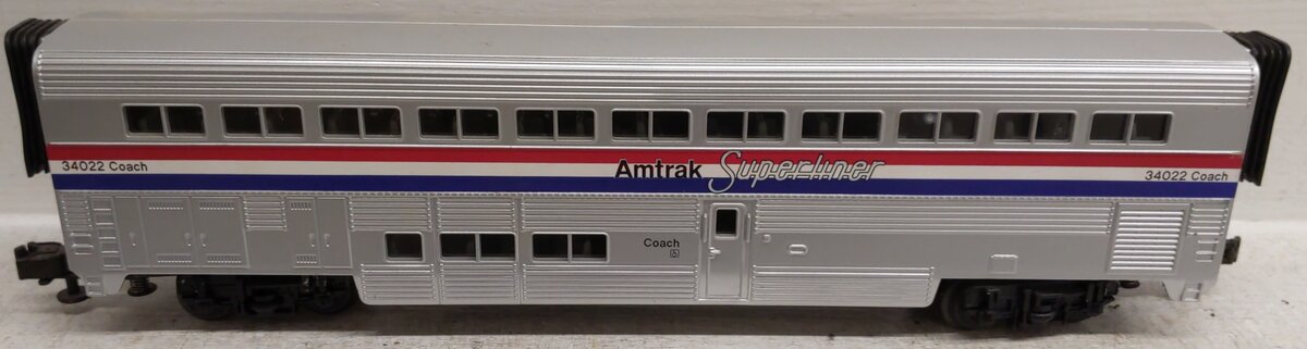 MTH O Amtrak Superliner Coach Passenger Car #34022 EX