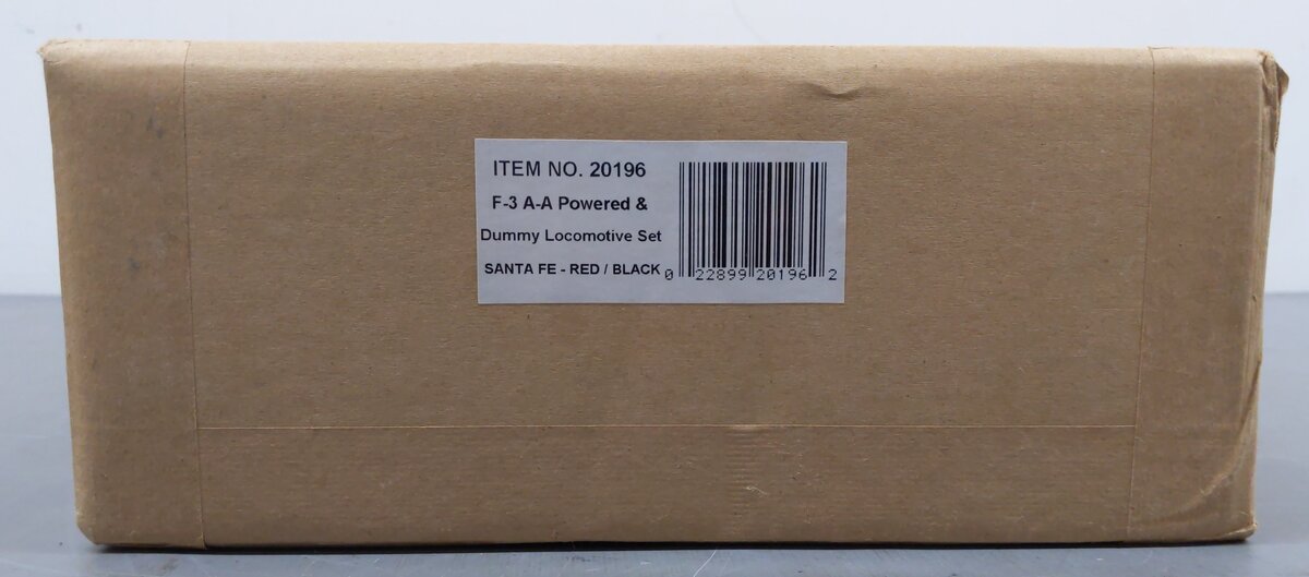 Williams 20196 O Santa Fe Red/Black F-3 AA Diesel Locomotive Set MT/Box