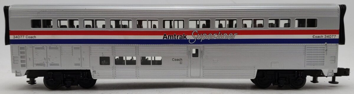 MTH 30-6500 O Amtrak SuperLiner Coach Passenger Car #34077 EX